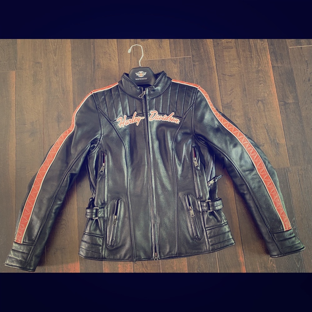 Harley Davidson Triple Vent System Leather Jacket